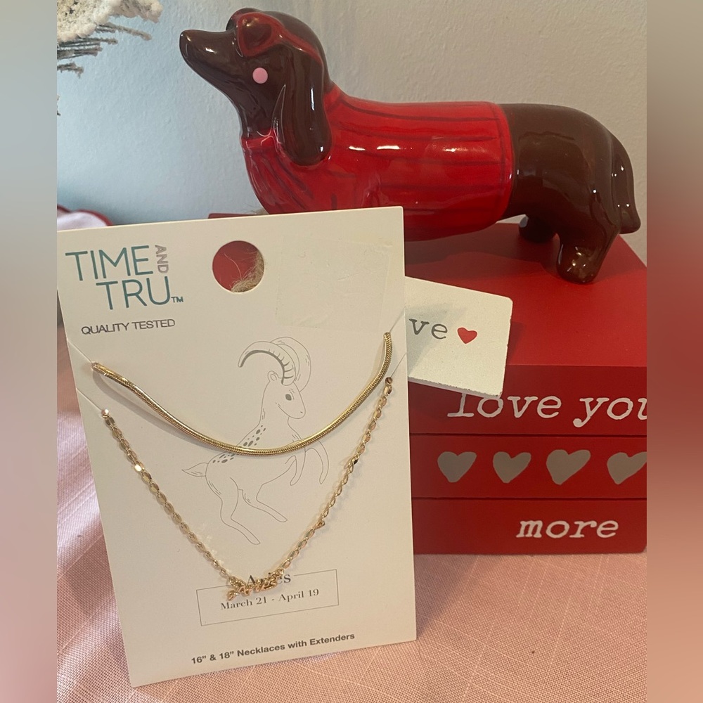 🛍️SALE…Time and Tru Gold Necklace Duo - Picture 1 of 3